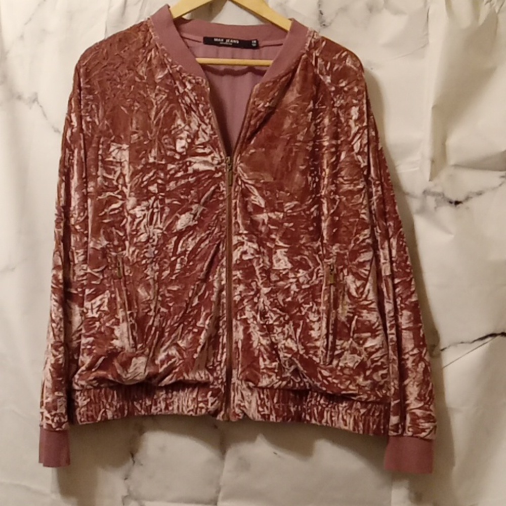 Max Jeans full zip jacket 1X 💜💜💜💜